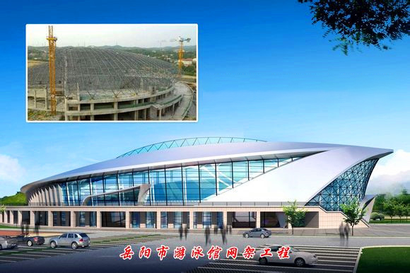 大冶游泳池网架